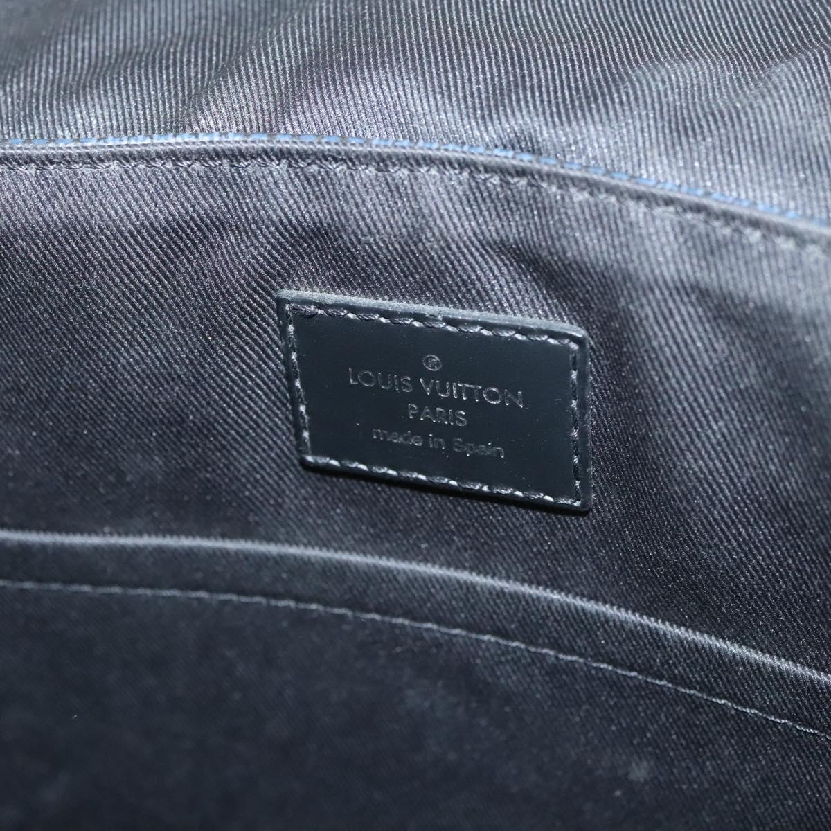 LOUIS VUITTON Damier Cobalt District PM NM Shoulder Bag N50005 LV Auth BA2720