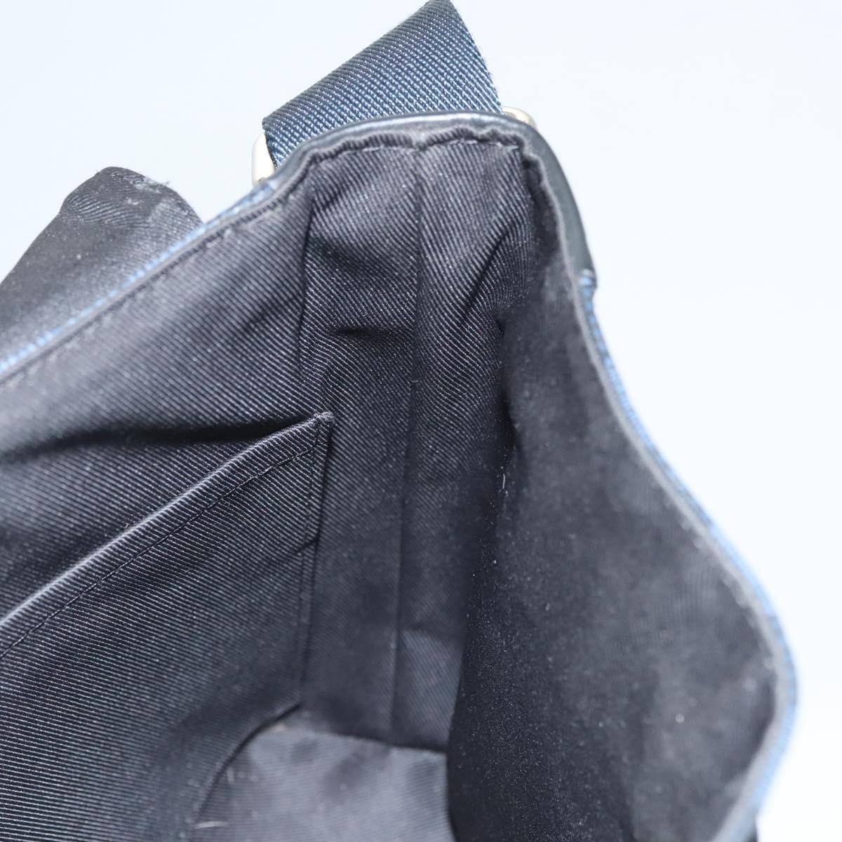 LOUIS VUITTON Damier Cobalt District PM NM Shoulder Bag N50005 LV Auth BA2720