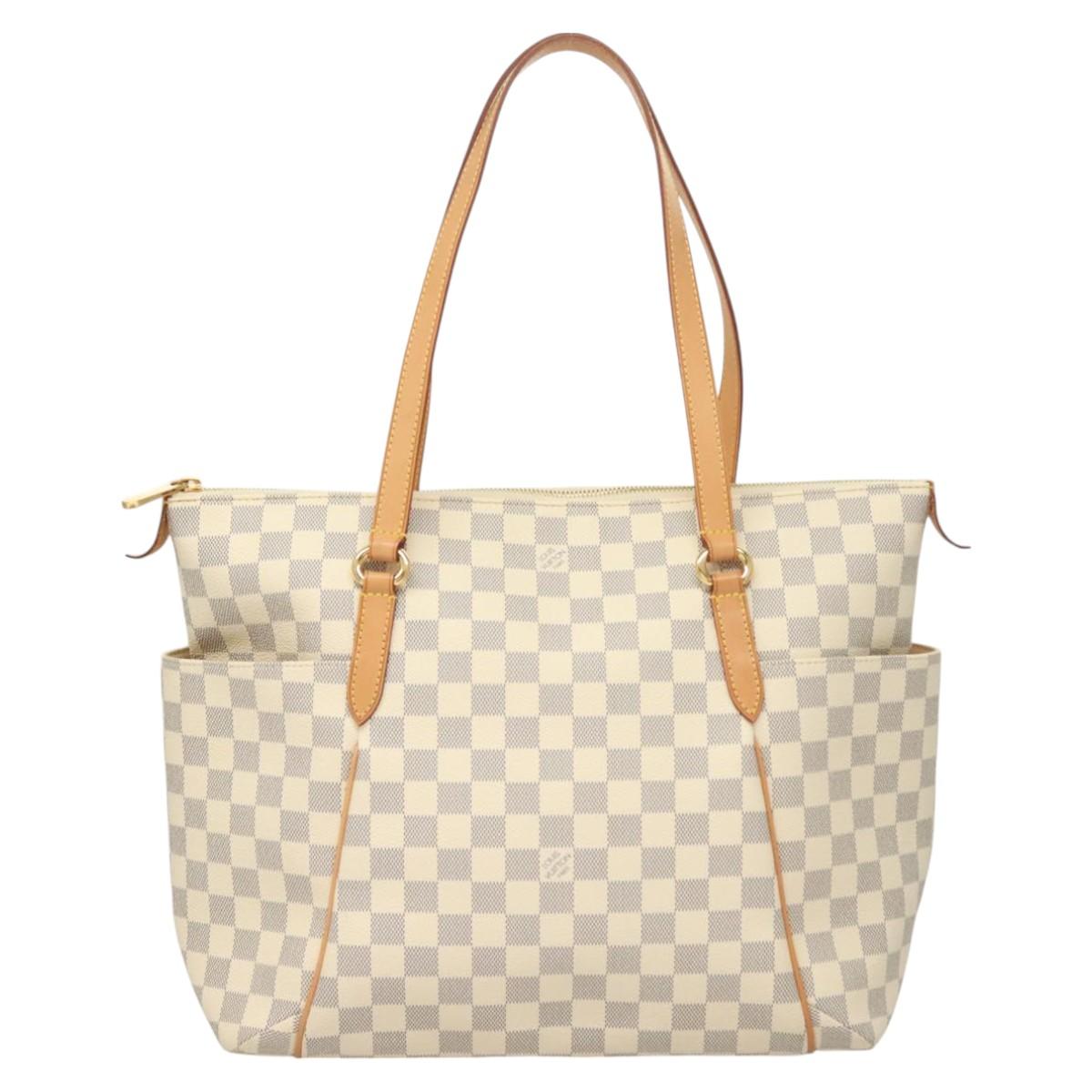 LOUIS VUITTON Damier Azur Totally MM Tote Bag N51262 LV Auth BA2803