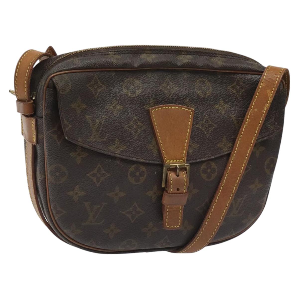 LOUIS VUITTON Monogram Jeune Fille GM Shoulder Bag M51225 LV Auth BA281