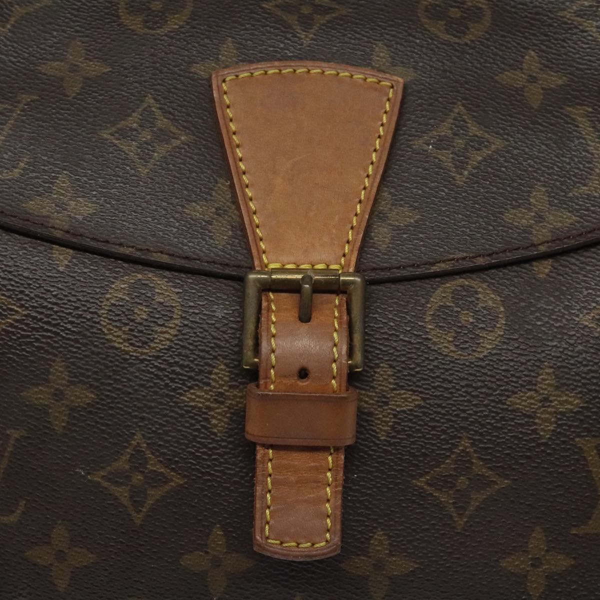 LOUIS VUITTON Monogram Jeune Fille GM Shoulder Bag M51225 LV Auth BA281