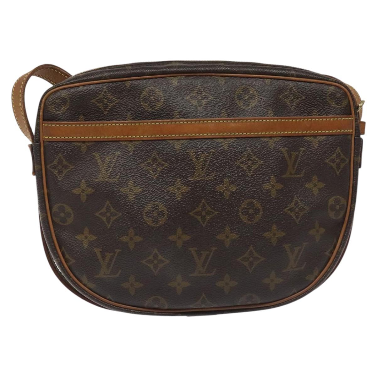 LOUIS VUITTON Monogram Jeune Fille GM Shoulder Bag M51225 LV Auth BA281