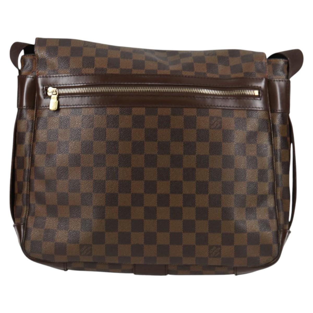 LOUIS VUITTON Damier Ebene Bastille Shoulder Bag N45258 LV Auth BA2818