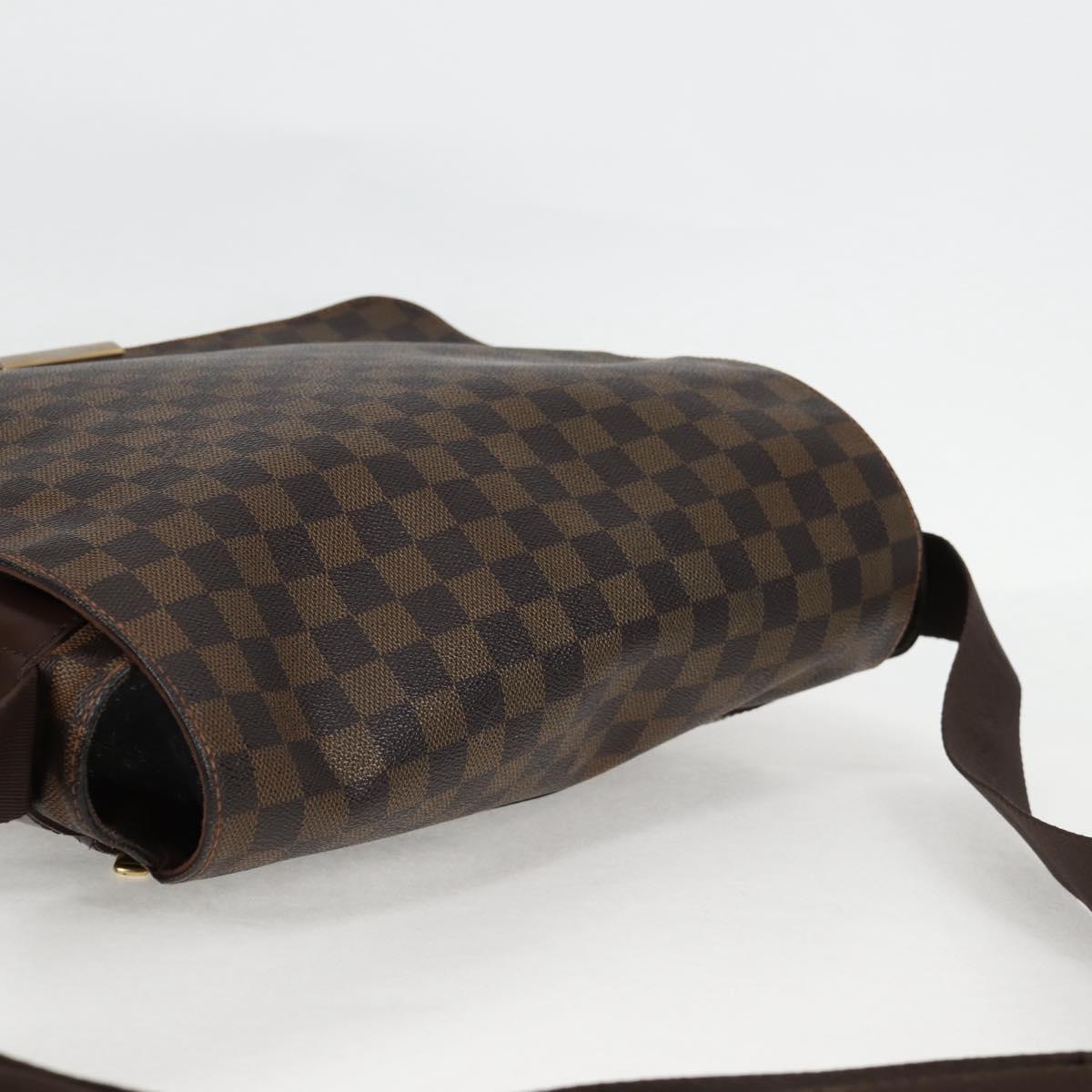 LOUIS VUITTON Damier Ebene Bastille Shoulder Bag N45258 LV Auth BA2818