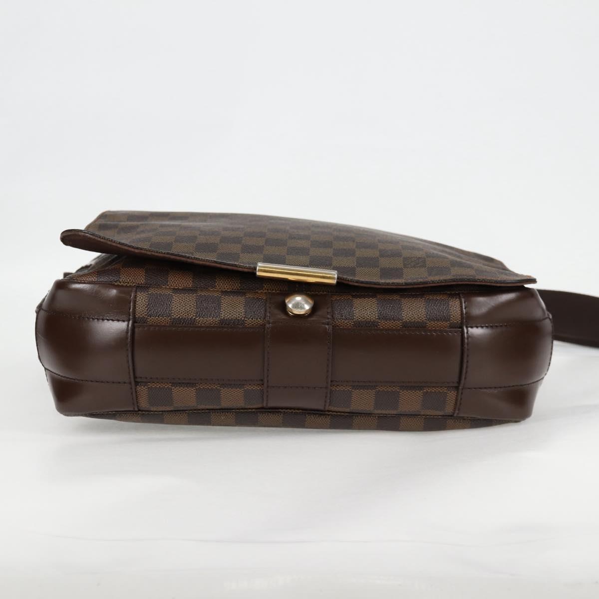 LOUIS VUITTON Damier Ebene Bastille Shoulder Bag N45258 LV Auth BA2818
