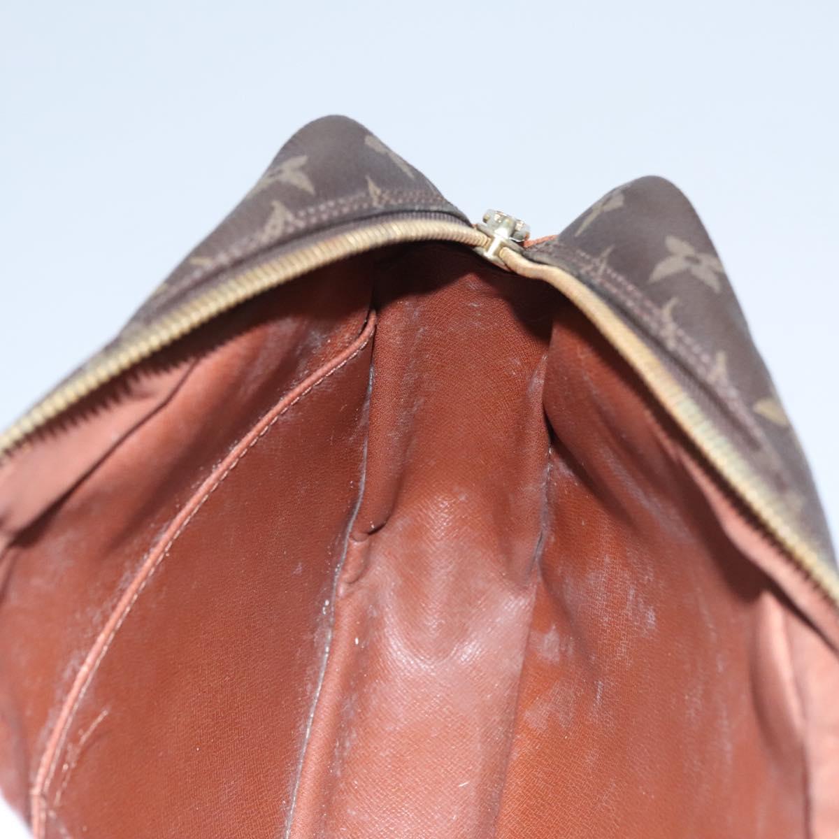LOUIS VUITTON Monogram Compiegne 28 Clutch Bag M51845 LV Auth BA282