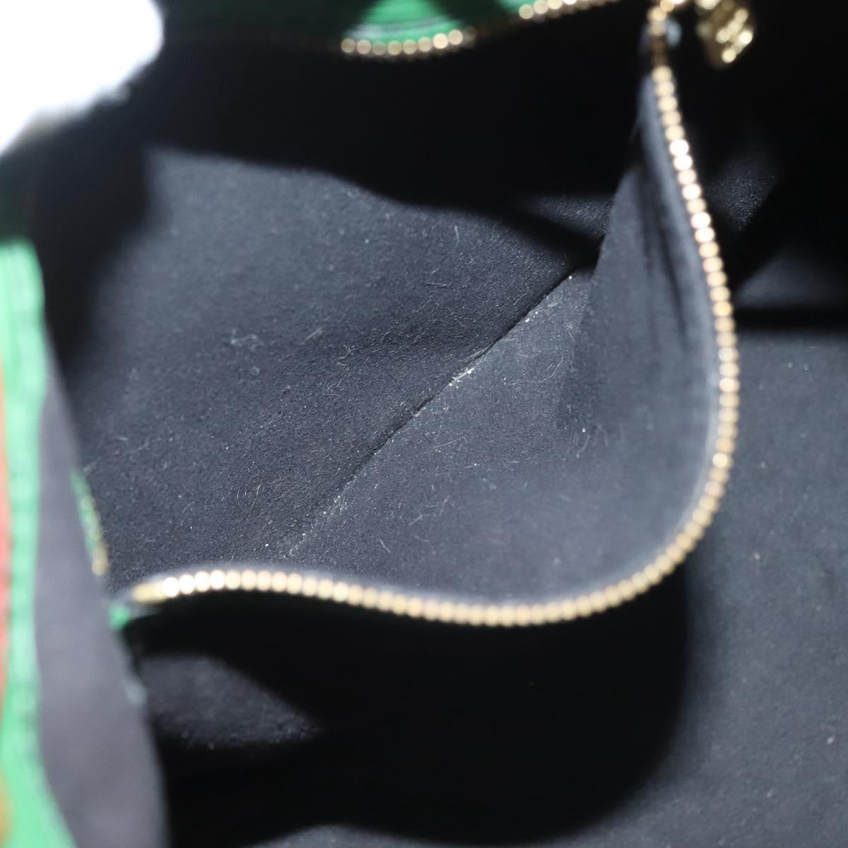 LOUIS VUITTON Epi Petit Noe Shoulder Bag Bicolor Green Red M44147 LV Auth BA2850