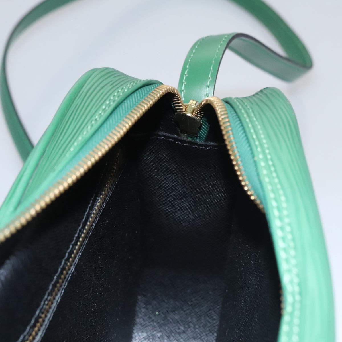 LOUIS VUITTON Epi Jeune Fille MM Shoulder Bag Green M52154 LV Auth BA292V