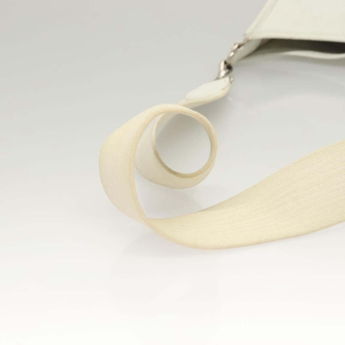 HERMES Evelyn 1 GM Shoulder Bag Togo leather White Auth BA2943