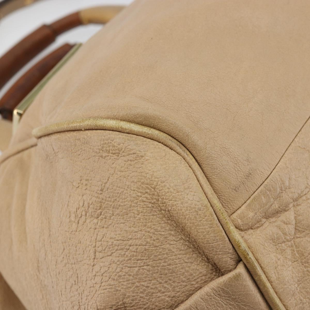 Chloe Etel Hand Bag Leather 2way Pink Gold Auth BA2946