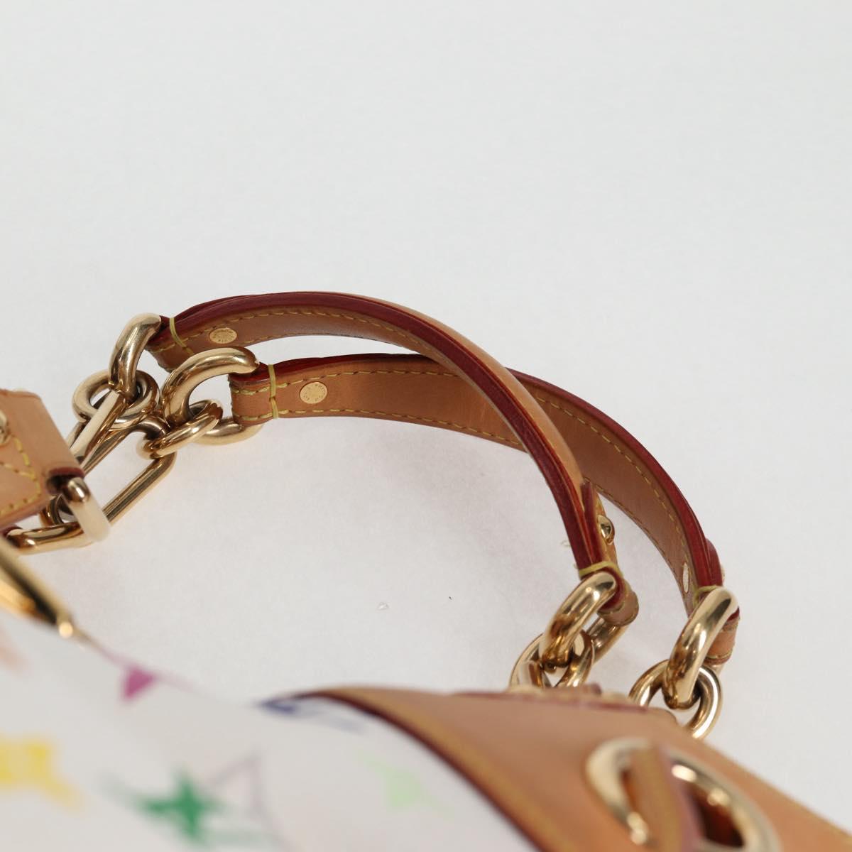 LOUIS VUITTON Monogram Multicolor Ursula Tote Bag White M40123 LV Auth BA2955