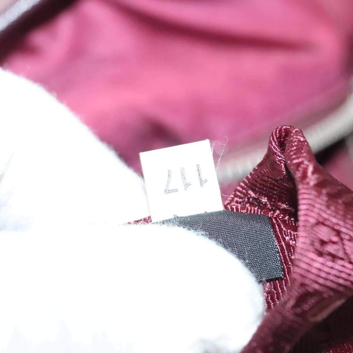 PRADA Flower Japan Limited Tote Bag Nylon Purple Auth BA2967