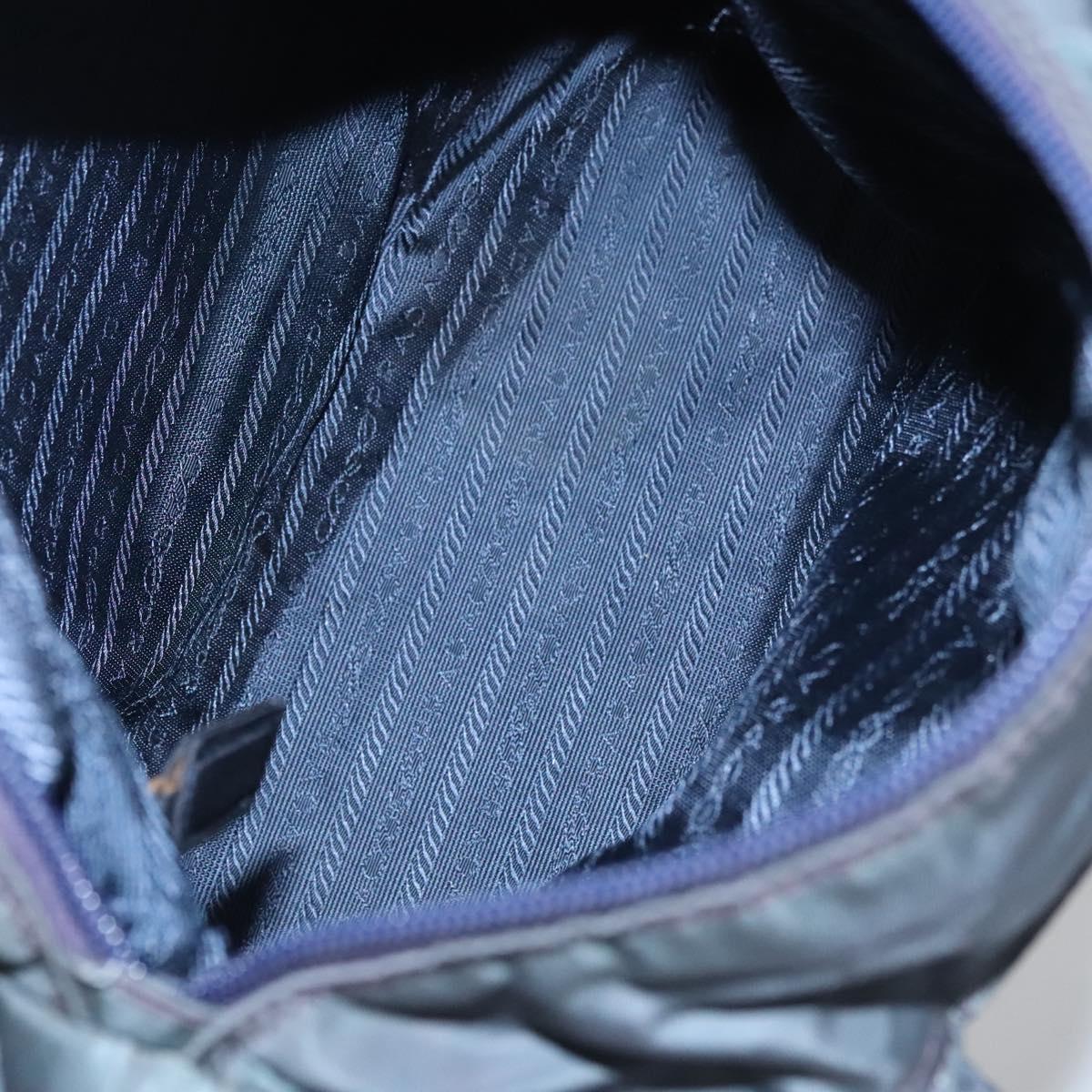 PRADA Hand Bag Nylon Navy Auth BA297