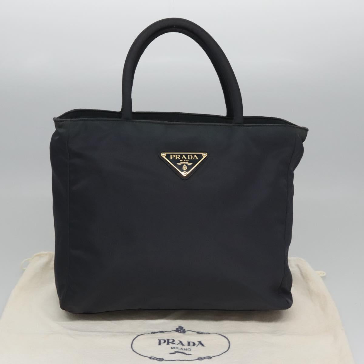 PRADA Hand Bag Nylon Navy Auth BA297