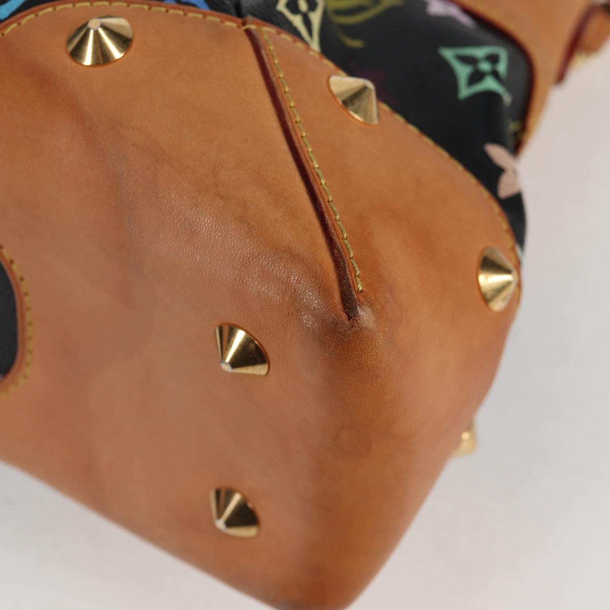 LOUIS VUITTON Monogram Multicolor Judy MM Bag 2Way Black M40256 LV Auth BA3006V