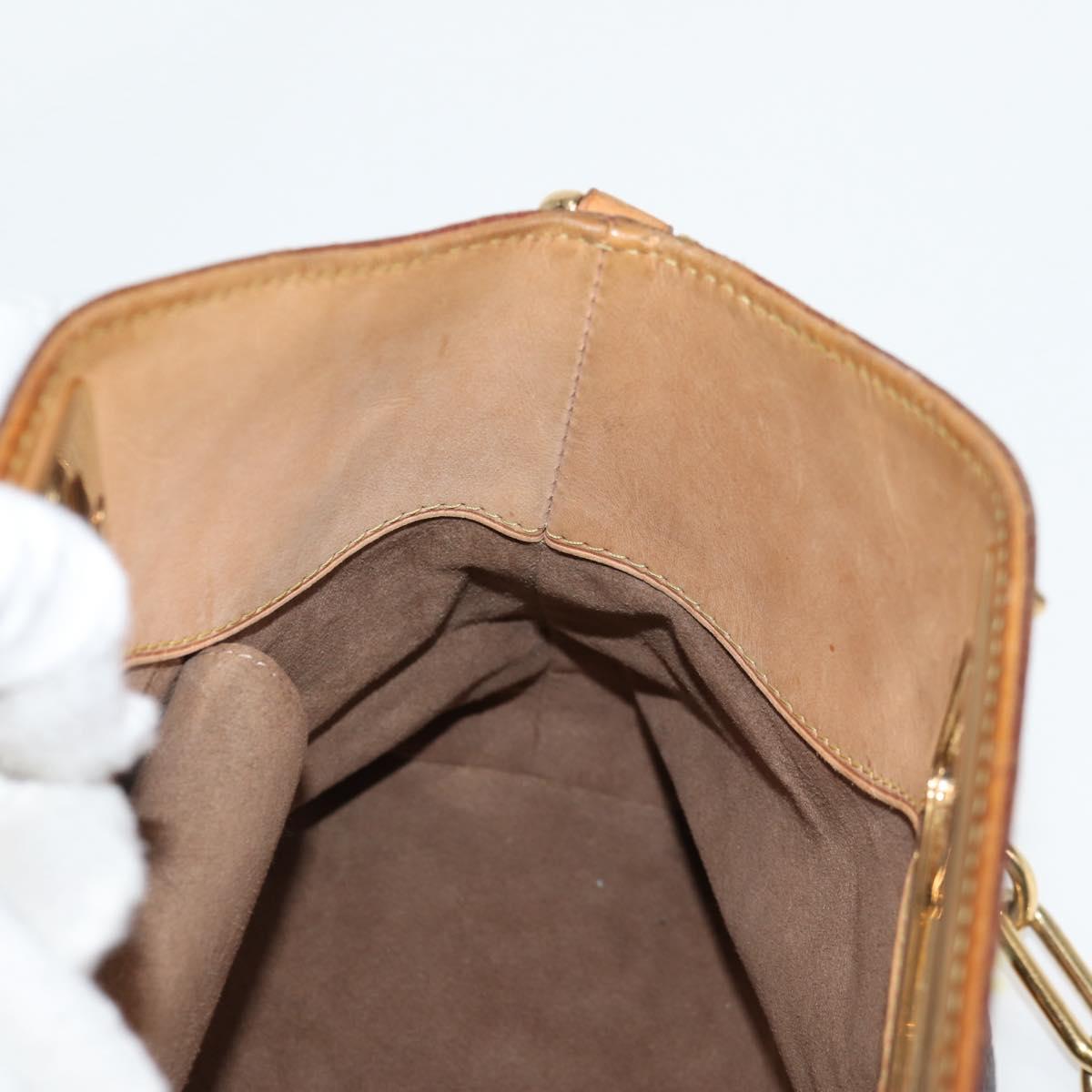 LOUIS VUITTON Monogram Multicolor Judy MM Bag 2Way Black M40256 LV Auth BA3006V