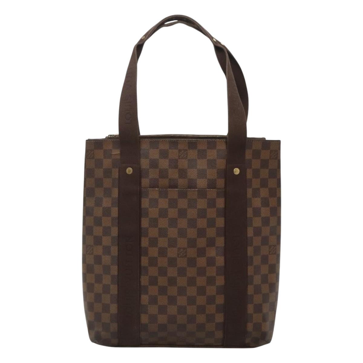 LOUIS VUITTON Damier Ebene Kababobur Tote Bag N52006 LV Auth BA3010