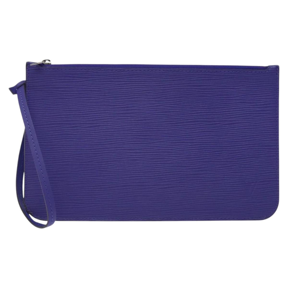 LOUIS VUITTON Epi Neverfull MM Pouch Fig LV Auth BA3013