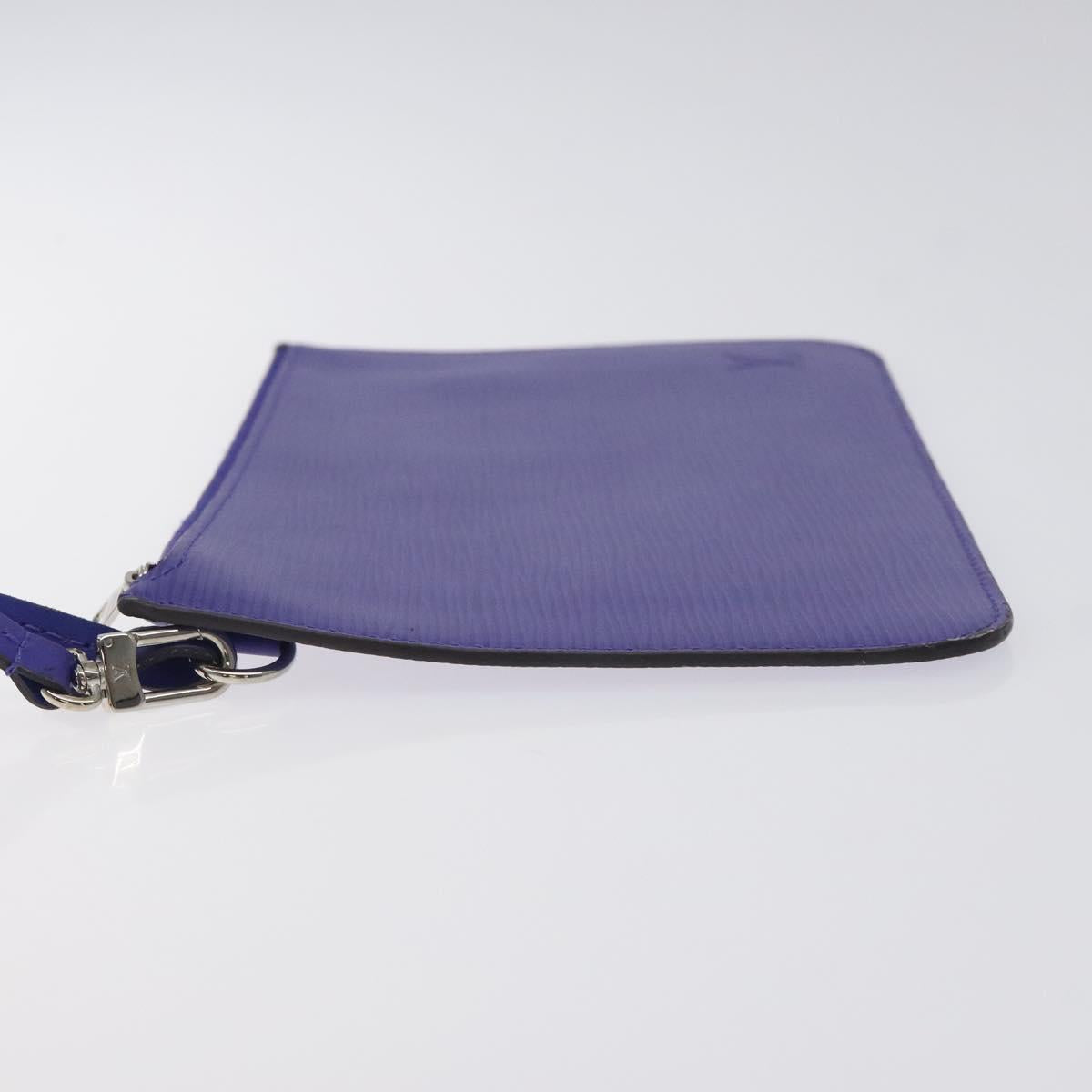 LOUIS VUITTON Epi Neverfull MM Pouch Fig LV Auth BA3013