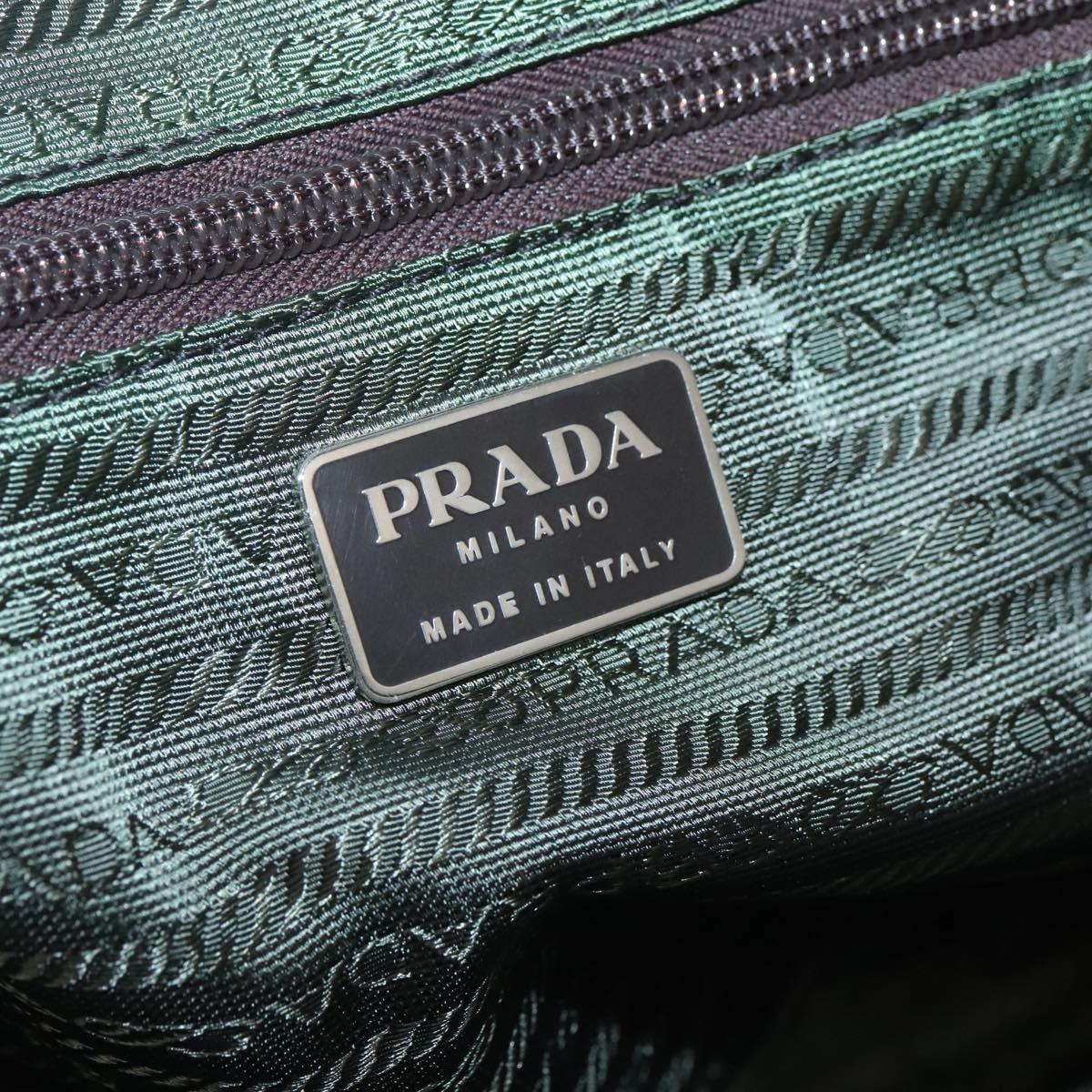 PRADA Hand Bag Nylon Red Auth BA3040