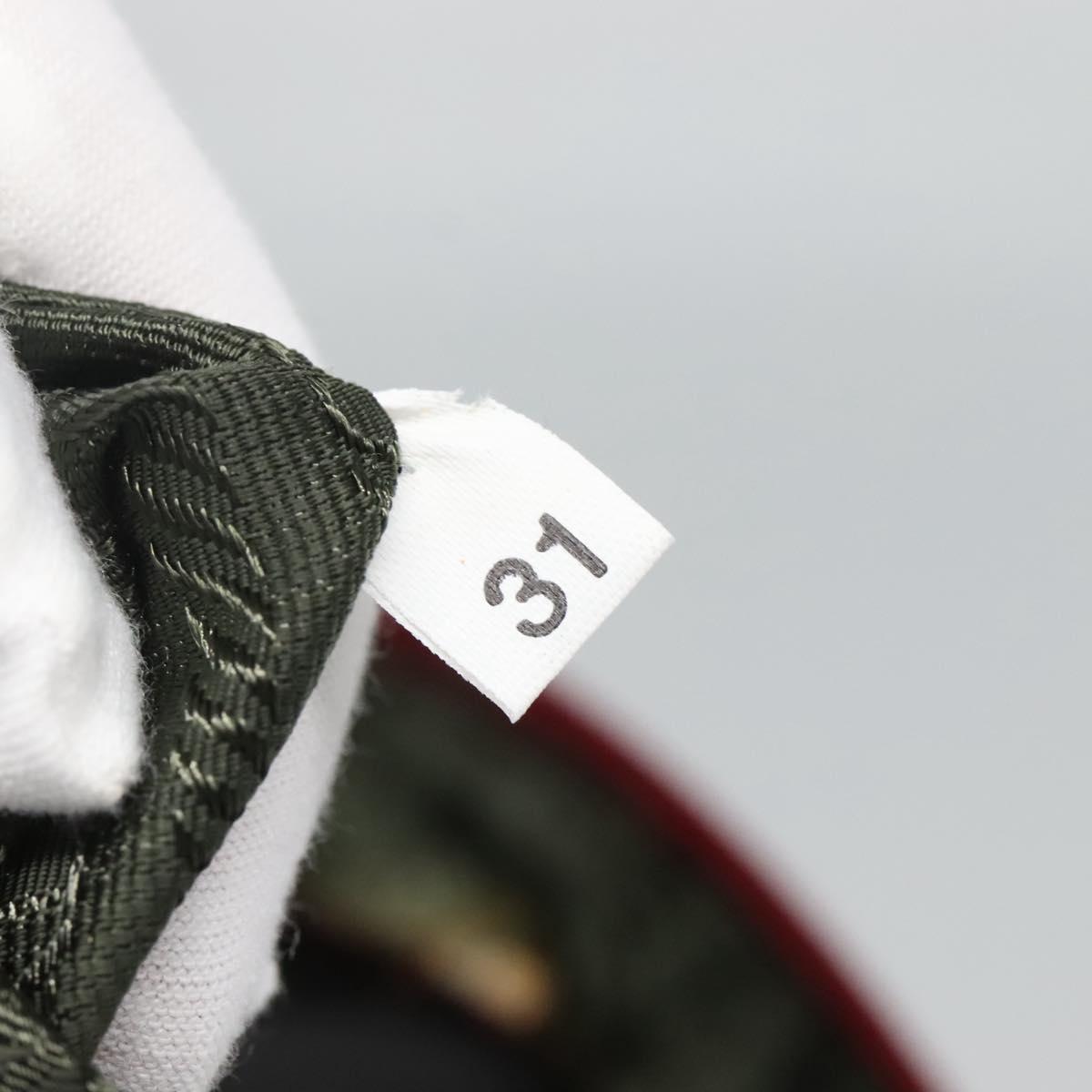 PRADA Hand Bag Nylon Red Auth BA3040