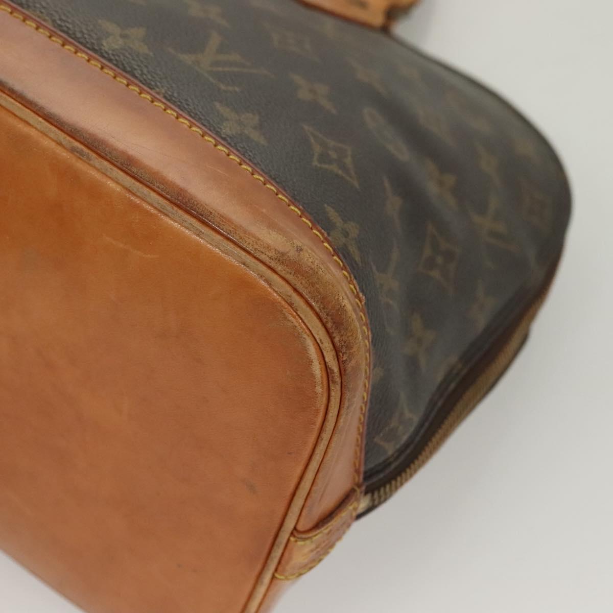 LOUIS VUITTON Monogram Alma Hand Bag M51130 LV Auth BA3049