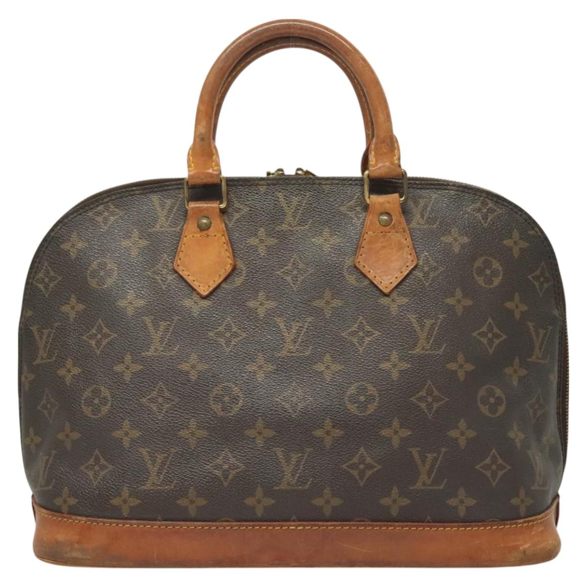 LOUIS VUITTON Monogram Alma Hand Bag M51130 LV Auth BA3049