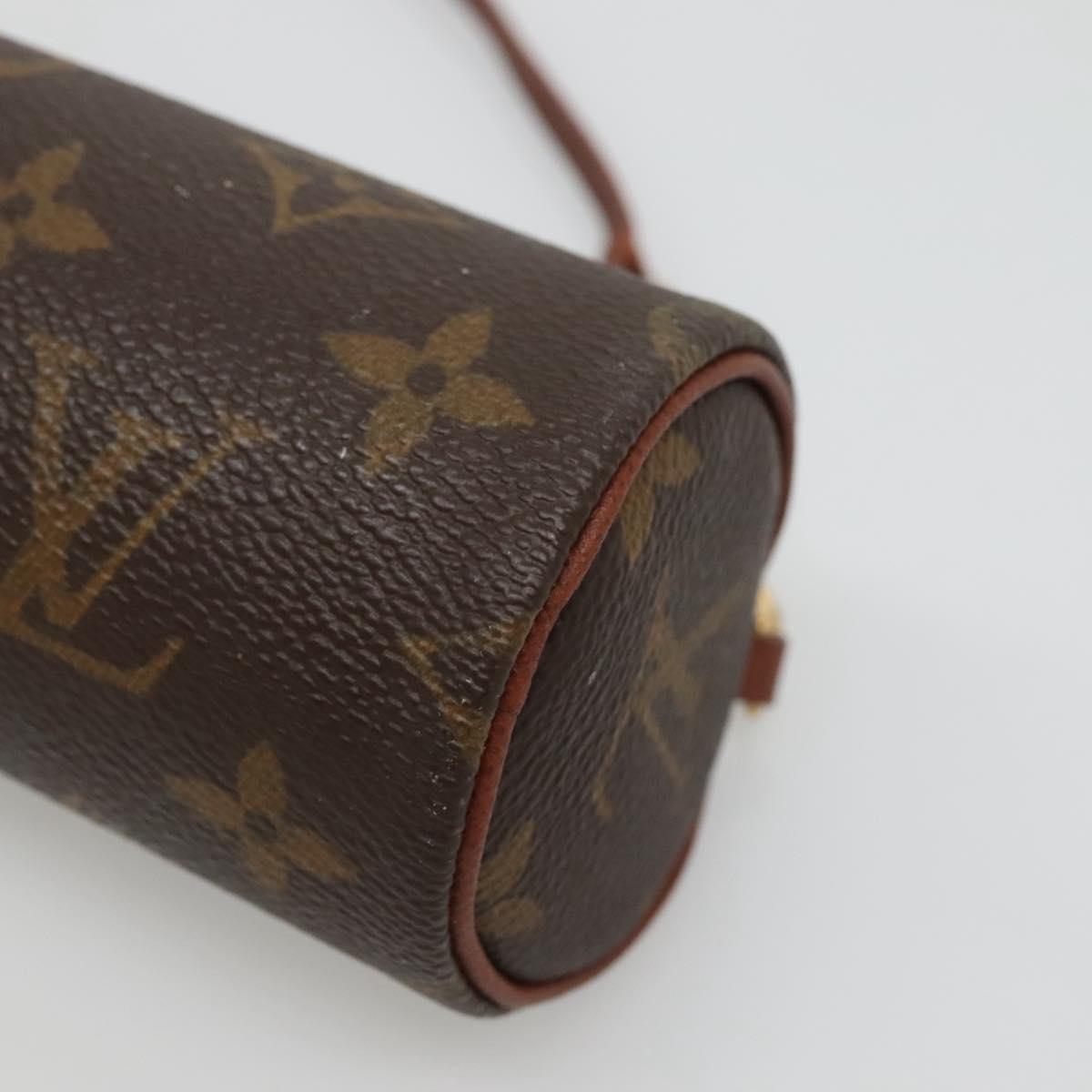 LOUIS VUITTON Monogram Papillon Pouch LV Auth BA3071