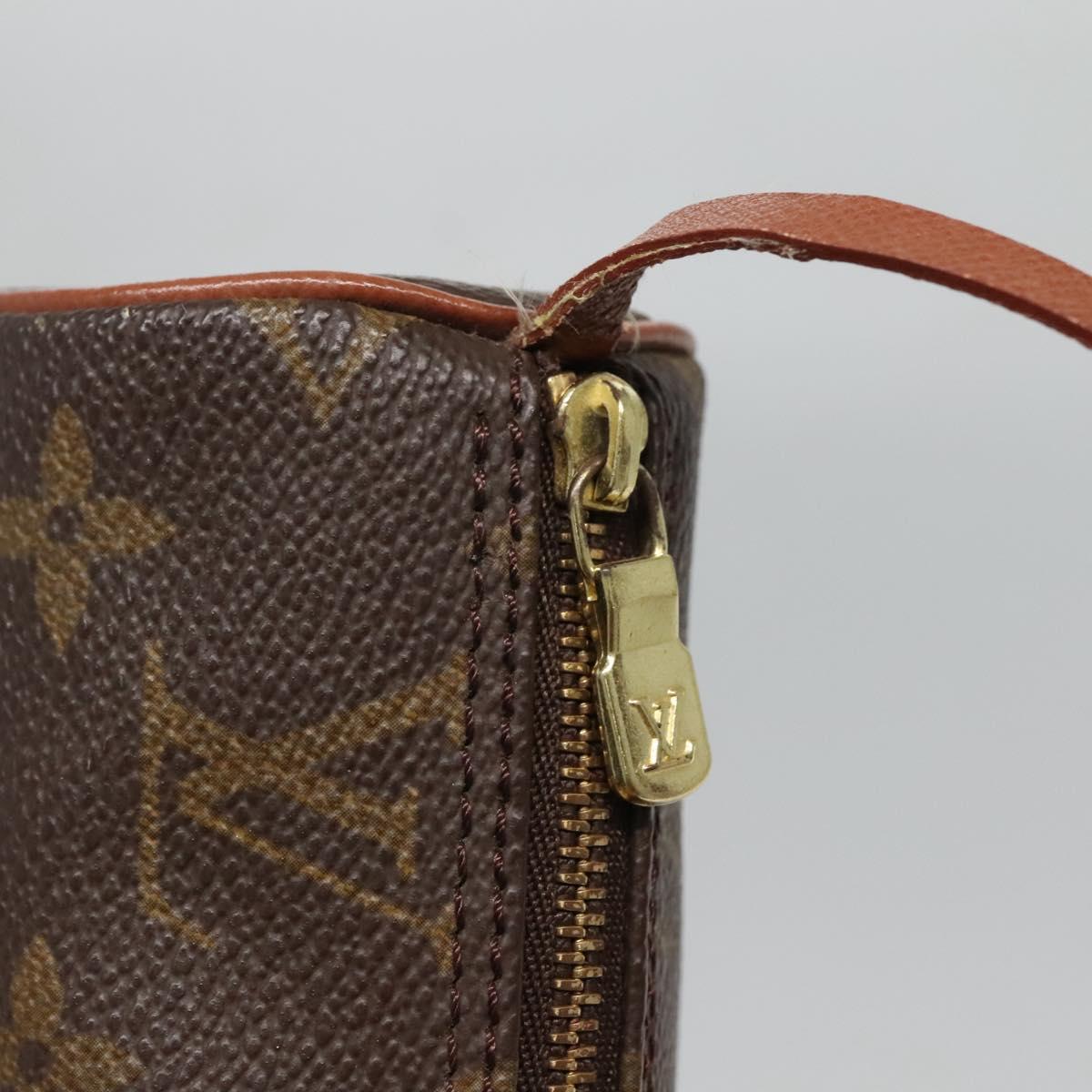 LOUIS VUITTON Monogram Papillon Pouch LV Auth BA3072