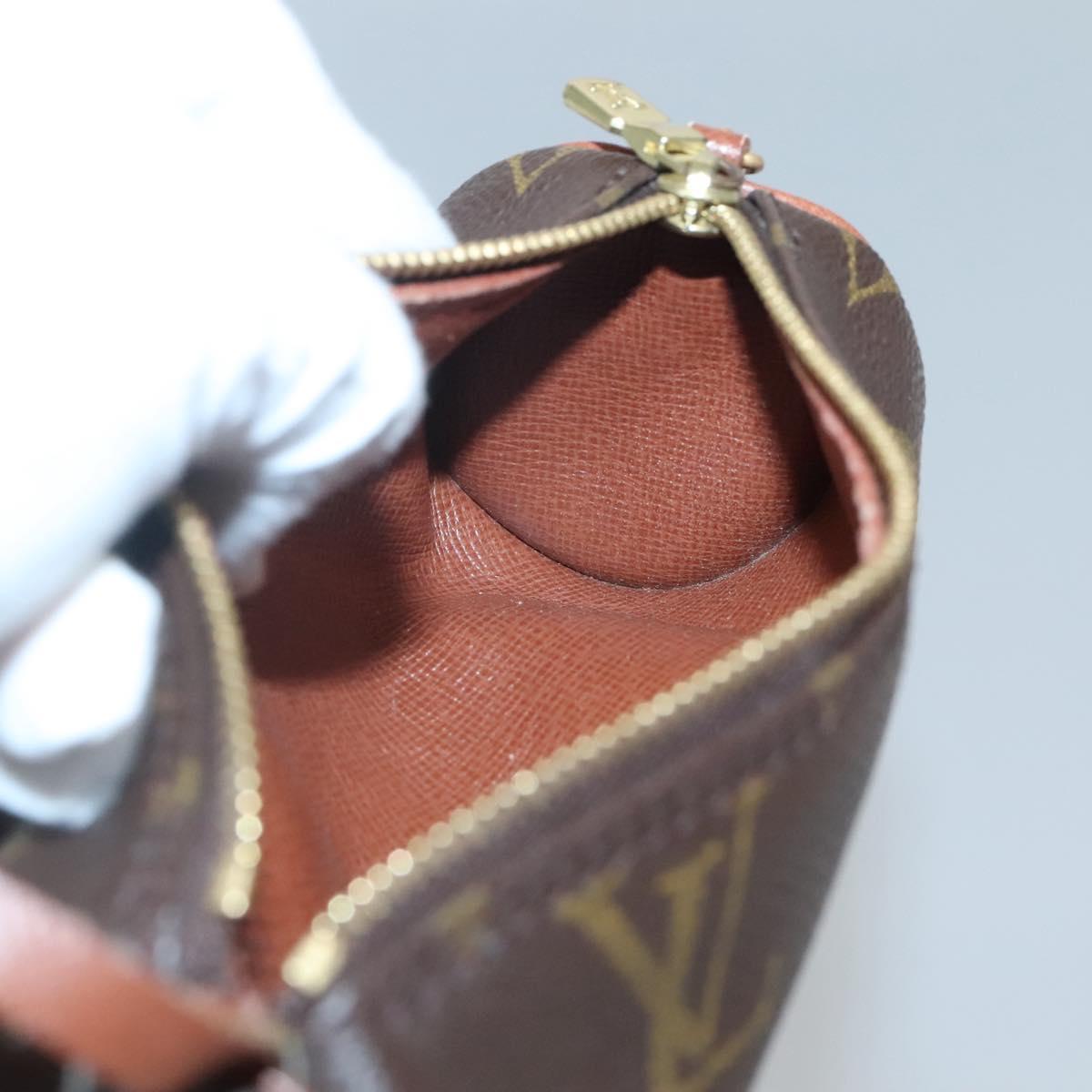 LOUIS VUITTON Monogram Papillon Pouch LV Auth BA3072