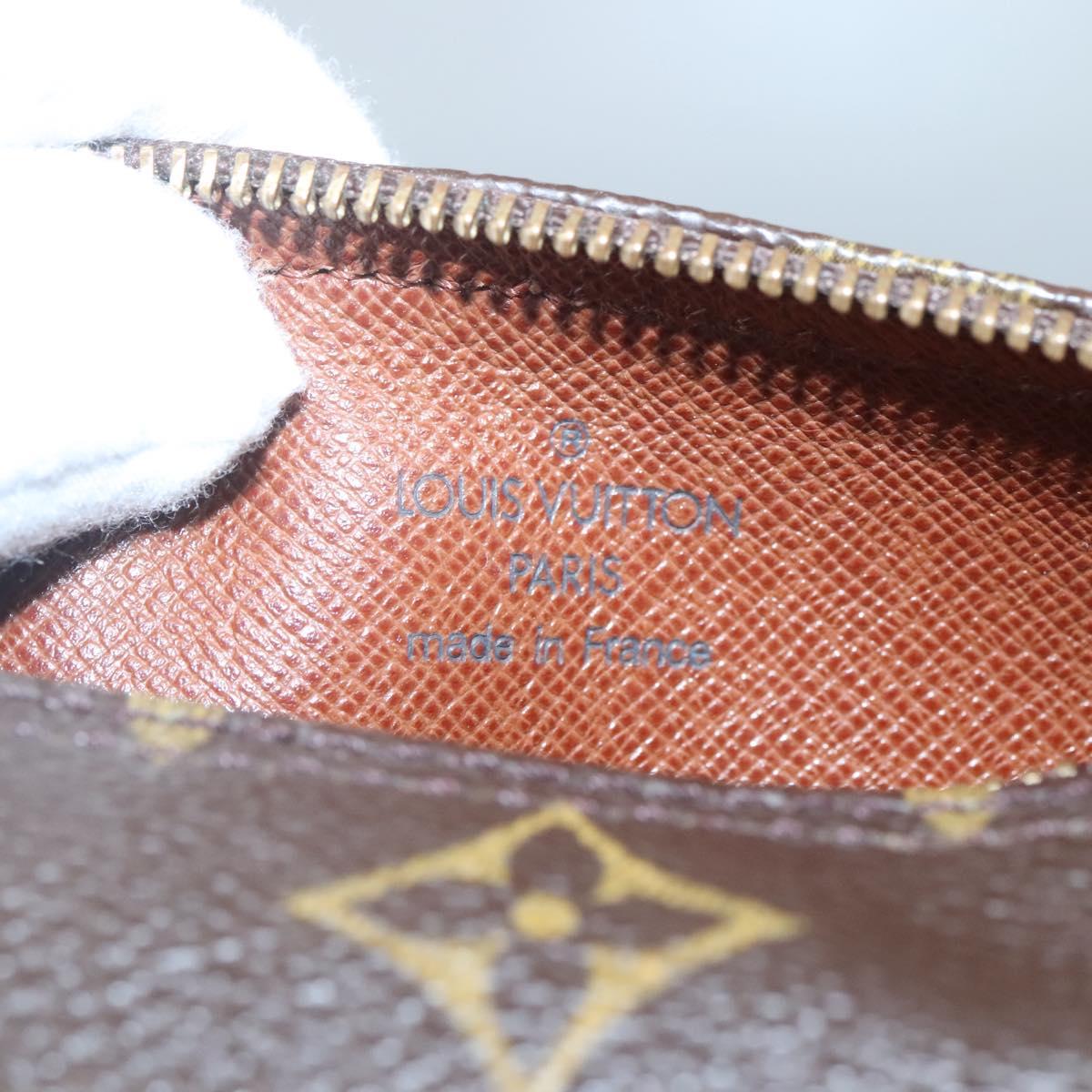 LOUIS VUITTON Monogram Papillon Pouch LV Auth BA3078