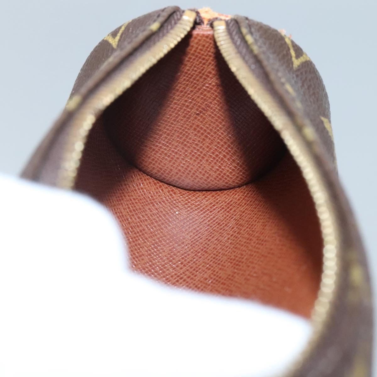 LOUIS VUITTON Monogram Papillon Pouch LV Auth BA3078