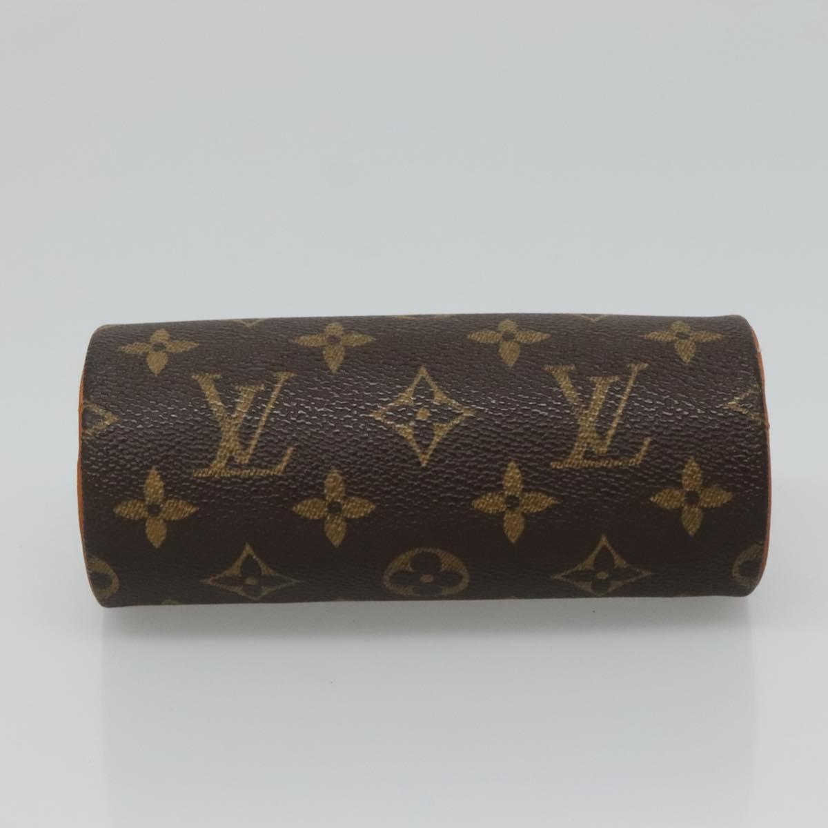 LOUIS VUITTON Monogram Papillon Pouch LV Auth BA3078