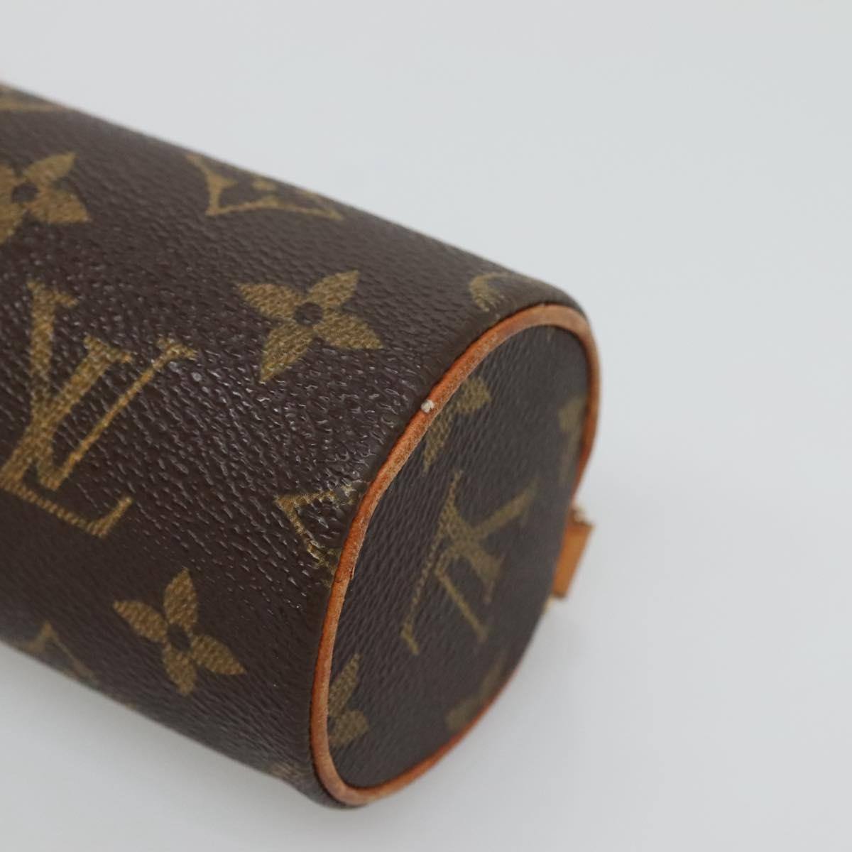 LOUIS VUITTON Monogram Papillon Pouch LV Auth BA3078