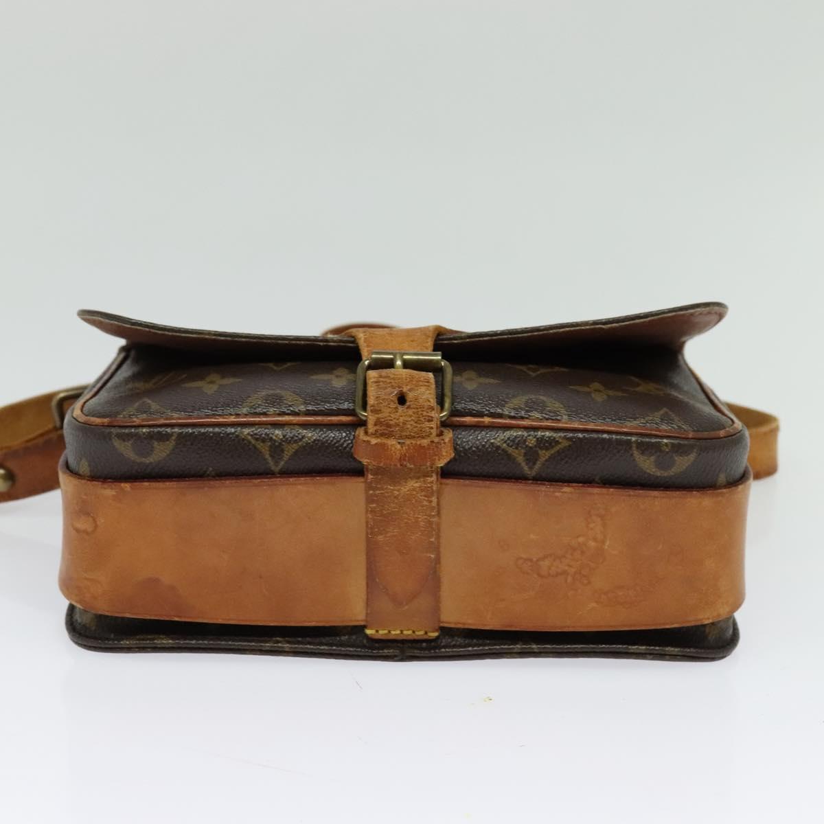 LOUIS VUITTON Monogram Cartesier MM Shoulder Bag M51253 LV Auth BA3130