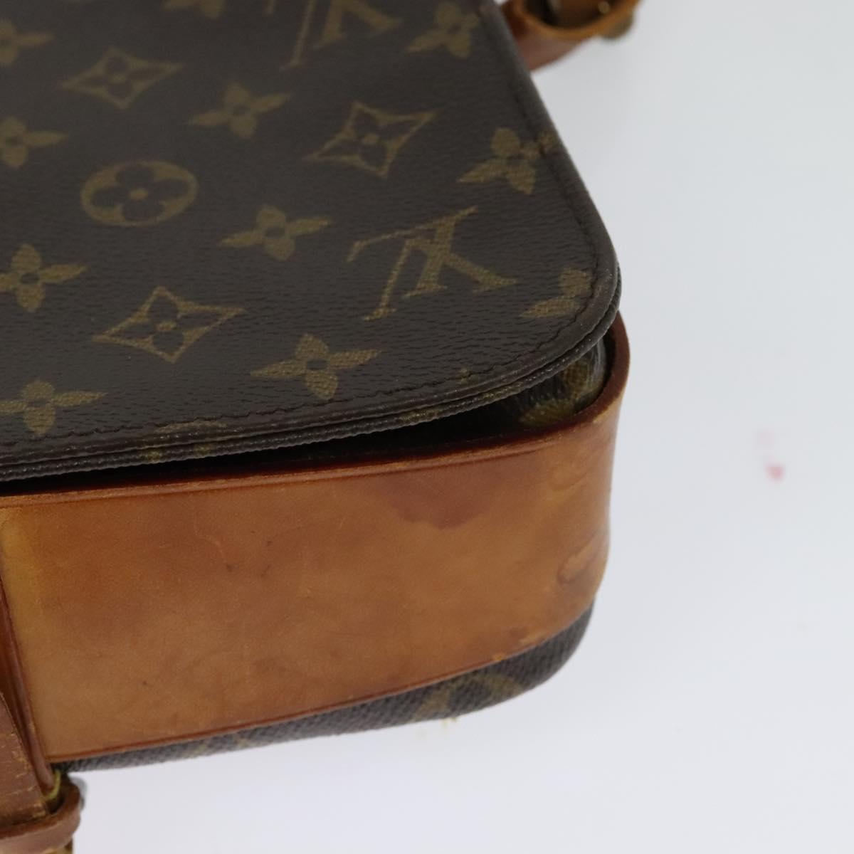LOUIS VUITTON Monogram Cartesier MM Shoulder Bag M51253 LV Auth BA3130