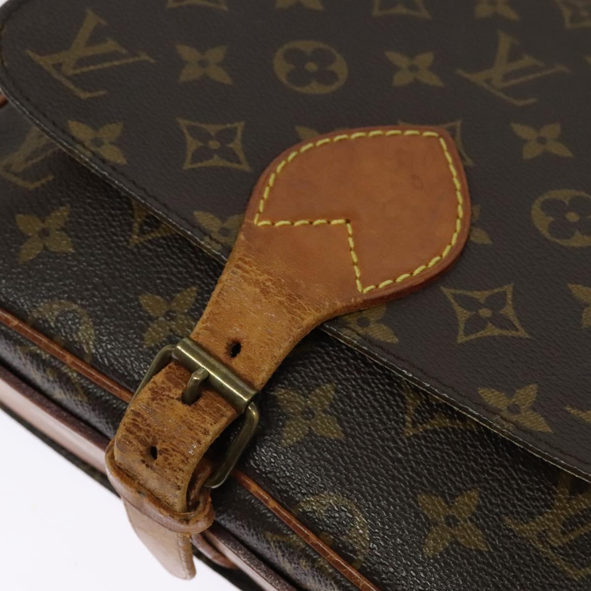 LOUIS VUITTON Monogram Cartesier MM Shoulder Bag M51253 LV Auth BA3130
