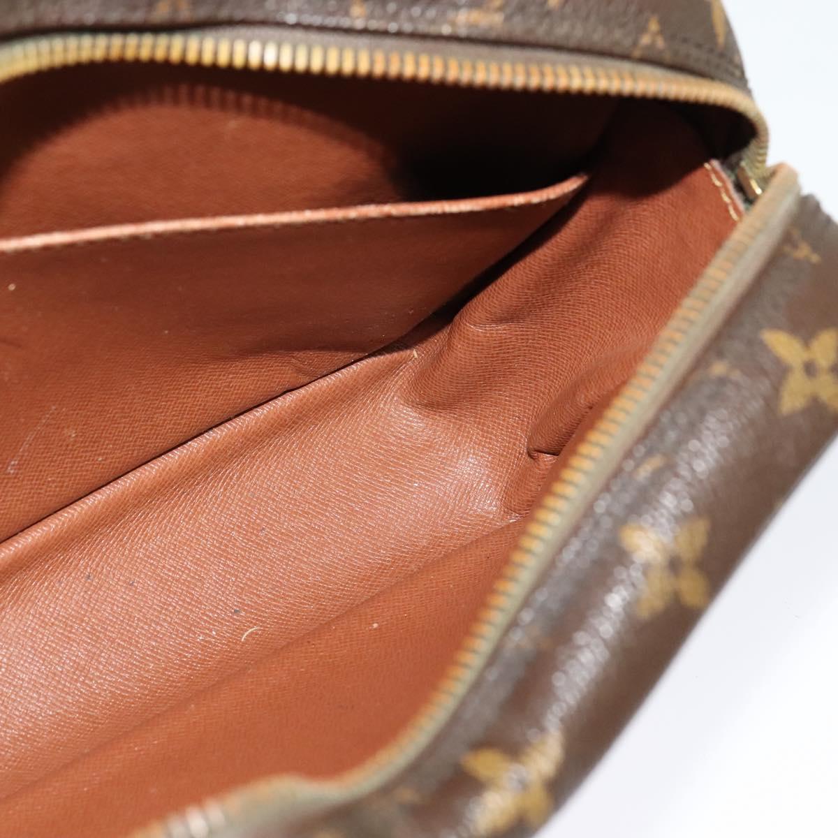 LOUIS VUITTON Monogram Compiegne 28 Clutch Bag M51845 LV Auth BA3212