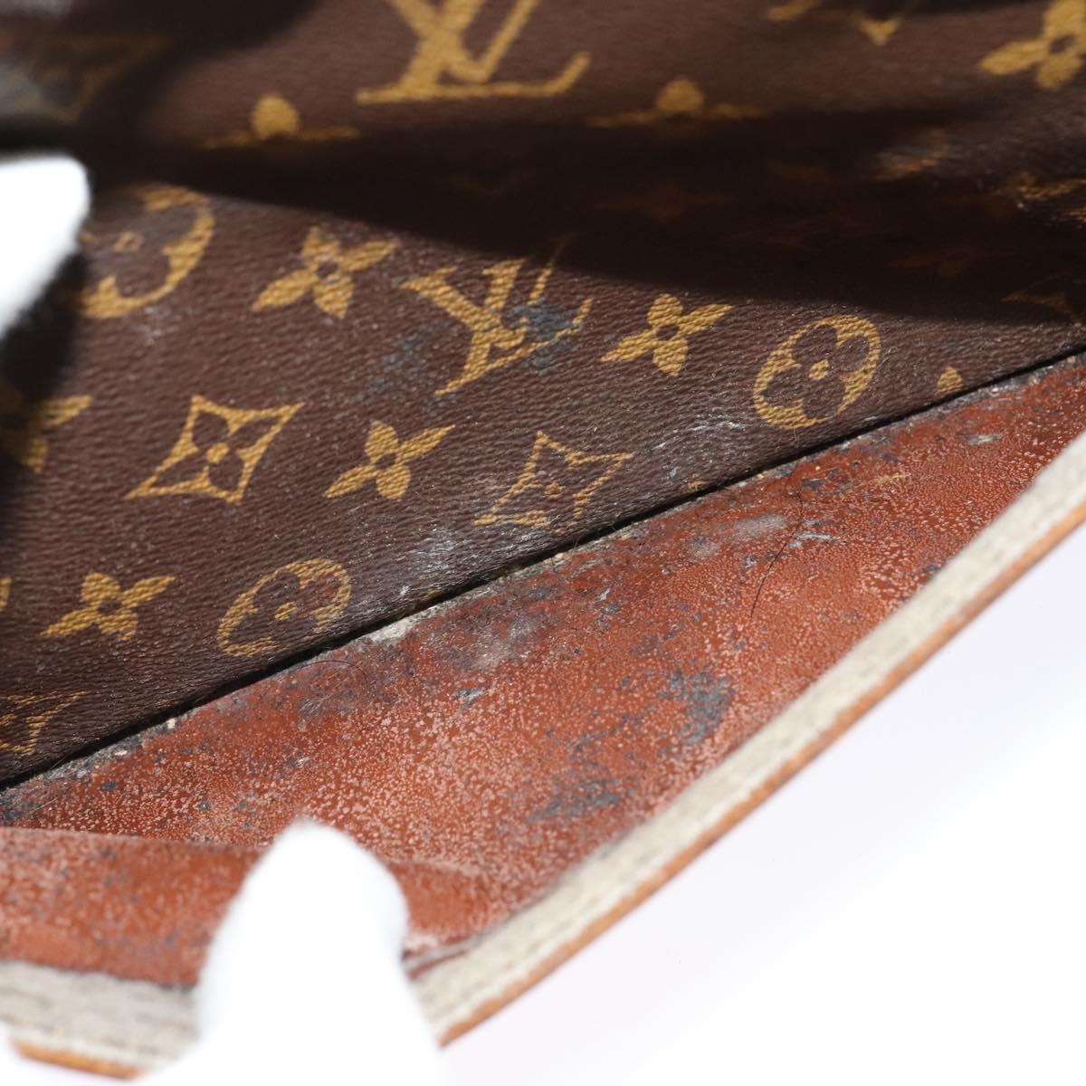 LOUIS VUITTON Monogram Compiegne 28 Clutch Bag M51845 LV Auth BA3212