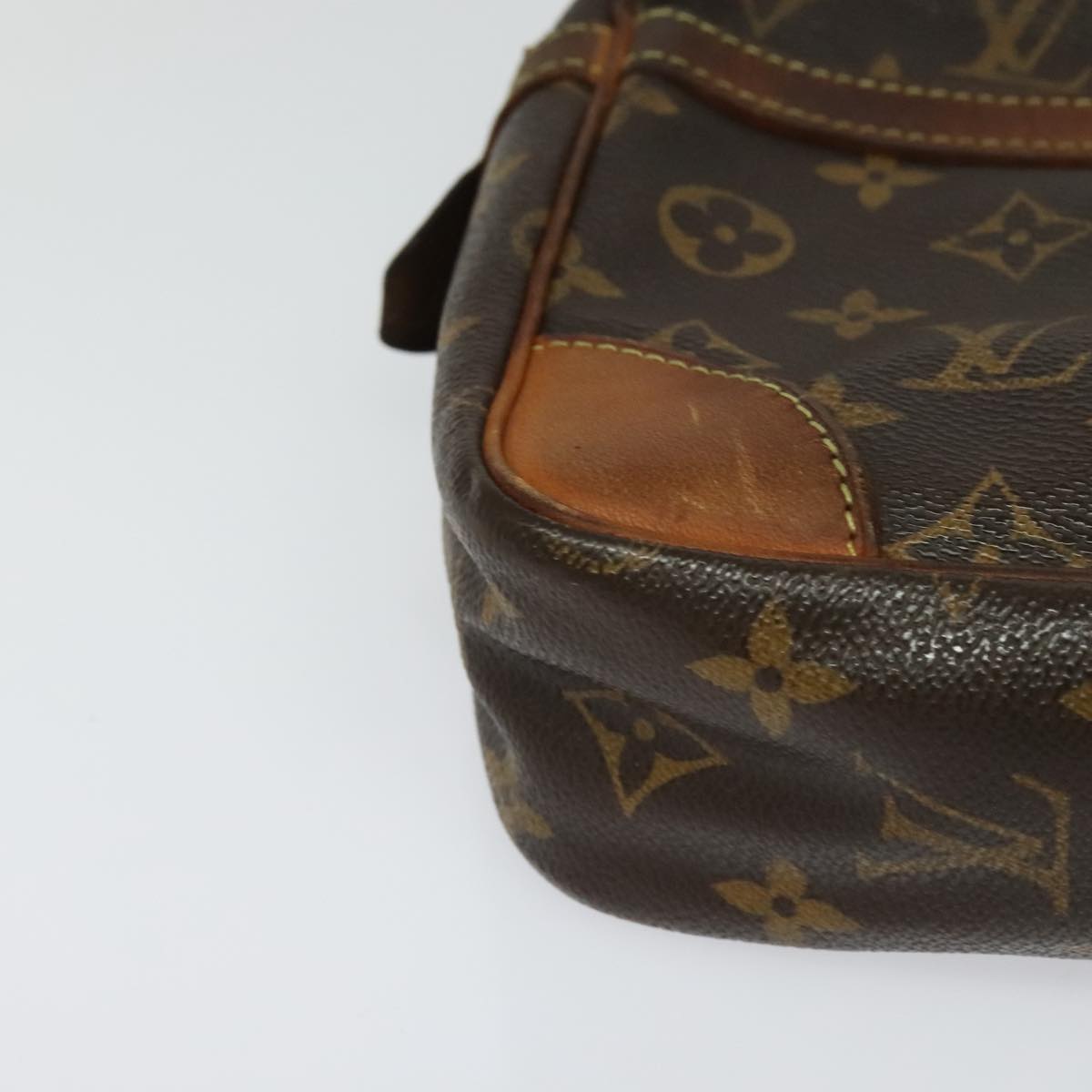 LOUIS VUITTON Monogram Compiegne 28 Clutch Bag M51845 LV Auth BA3212