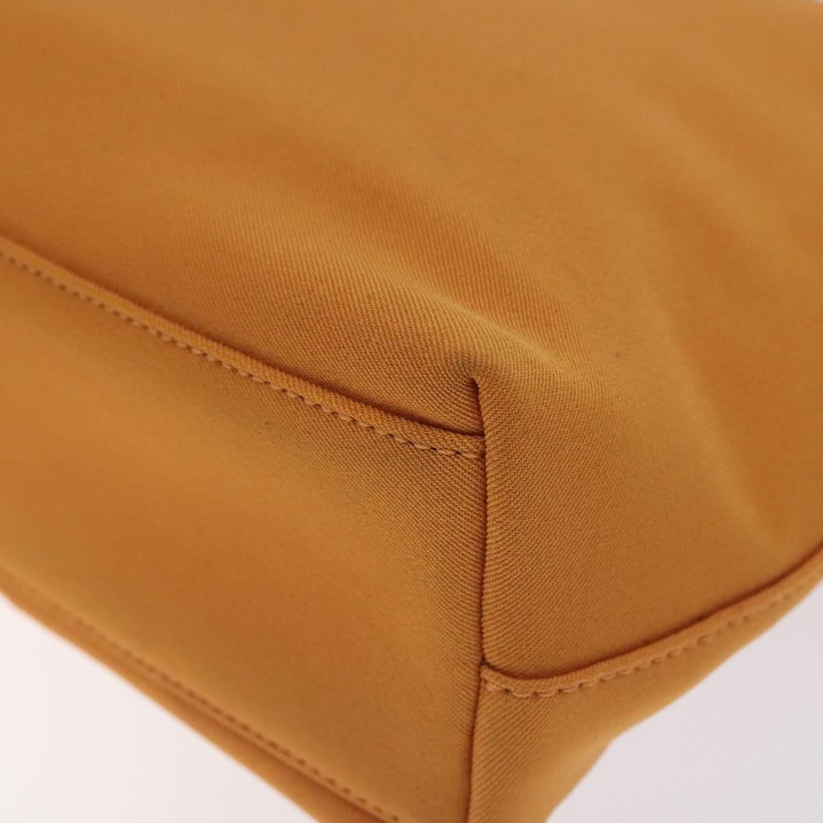 Salvatore Ferragamo Shoulder Bag Canvas Orange Auth BA3239