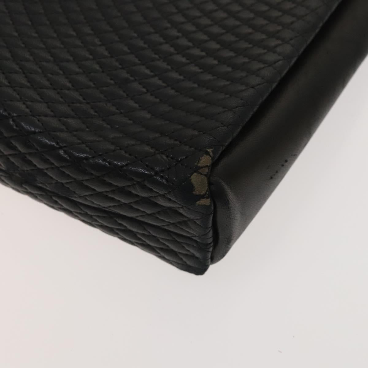 BALLY Quilted Bag Leather 3Set Green Black Brown Auth BA3270