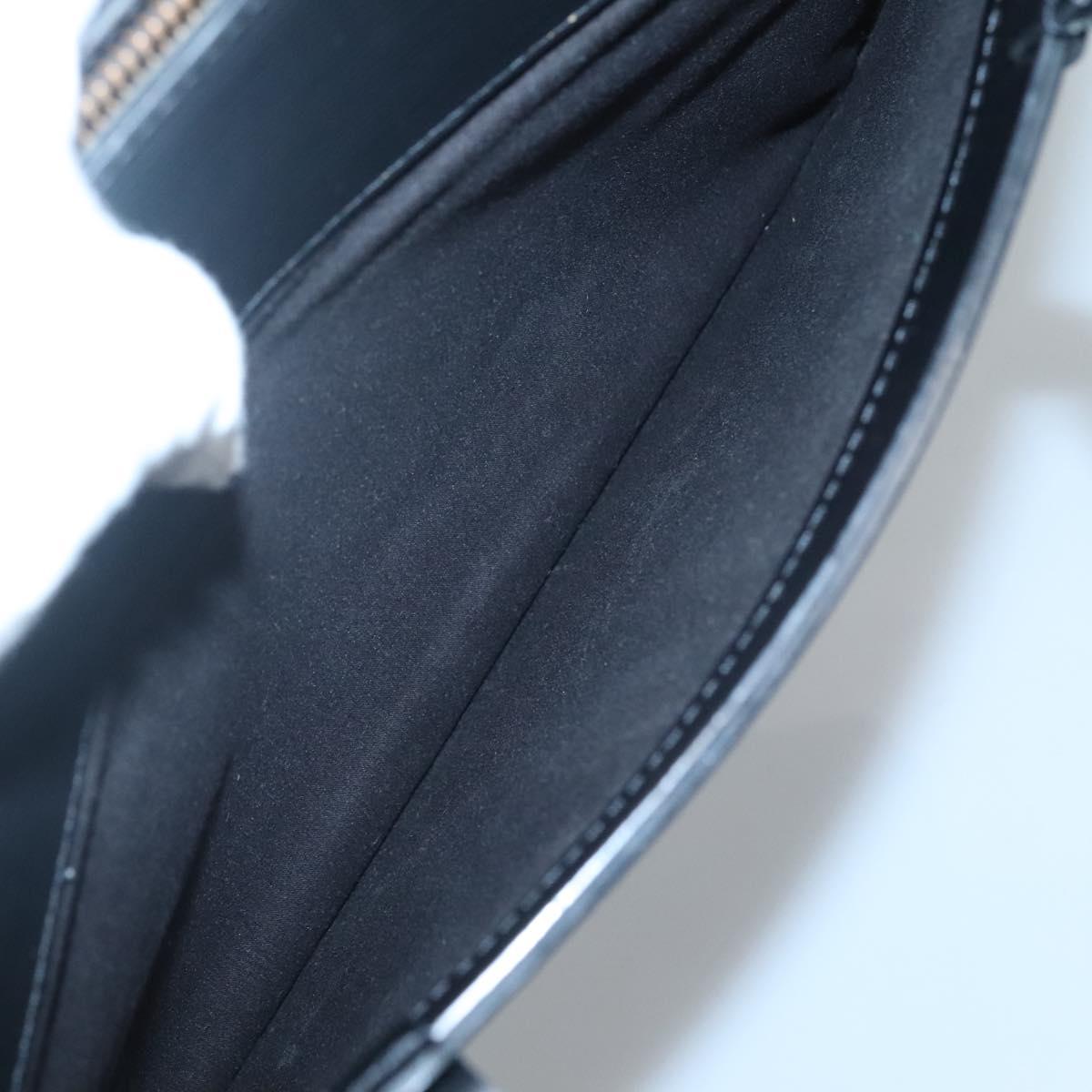 LOUIS VUITTON Epi Croisette PM Tote Bag Black M52492 LV Auth BA3293