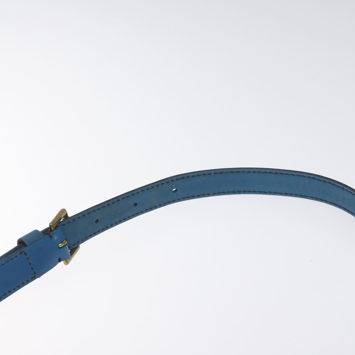 LOUIS VUITTON Epi Saint Cloud GM Shoulder Bag Toledo Blue M52195 LV Auth BA3294