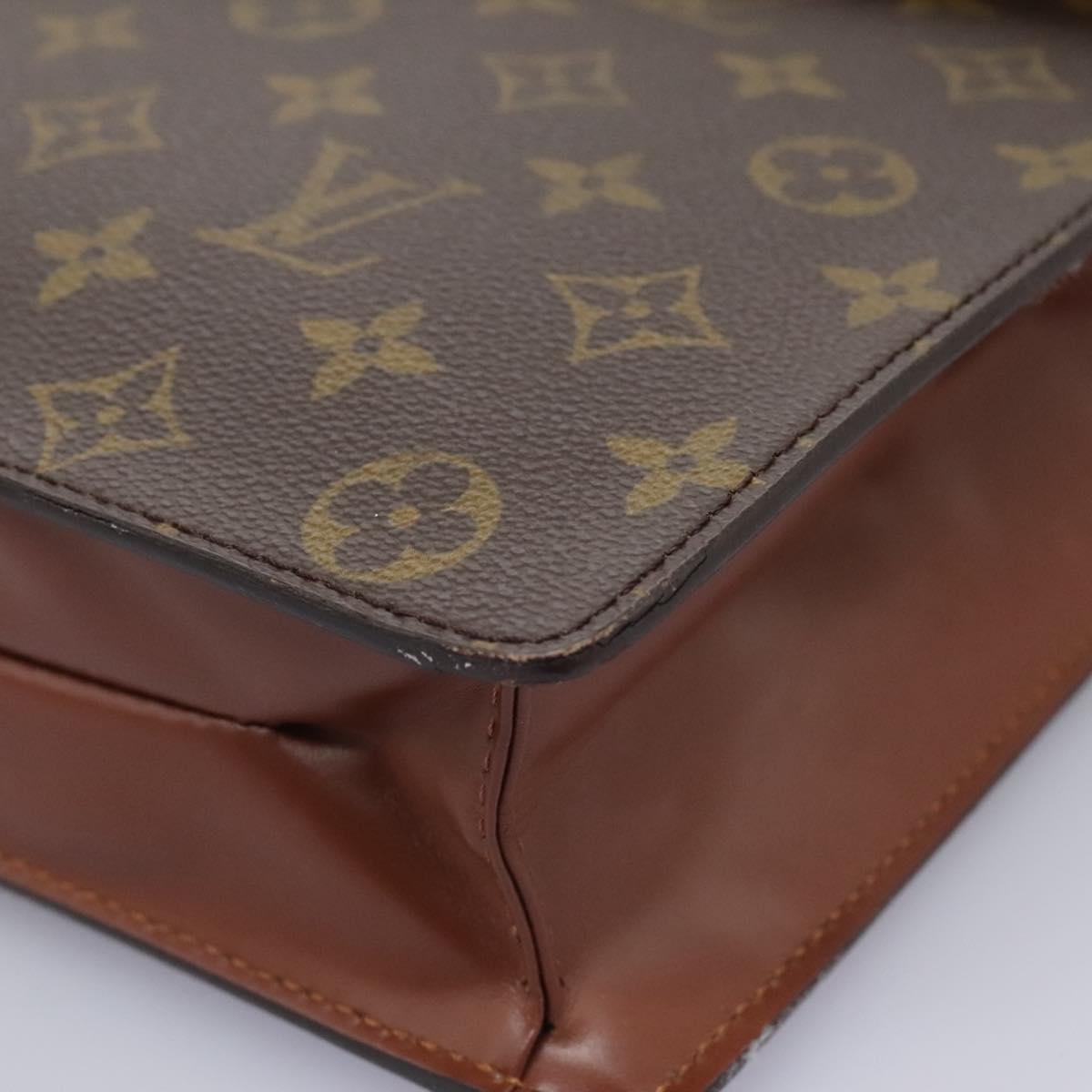 LOUIS VUITTON Monogram Porte Documents Bandouliere Bag M53338 Auth BA331
