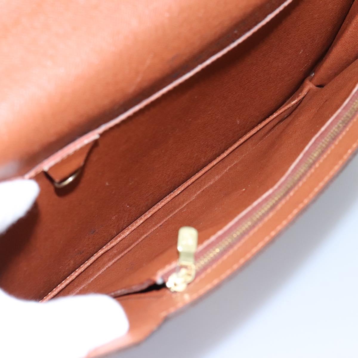 LOUIS VUITTON Monogram Porte Documents Bandouliere Bag M53338 Auth BA331