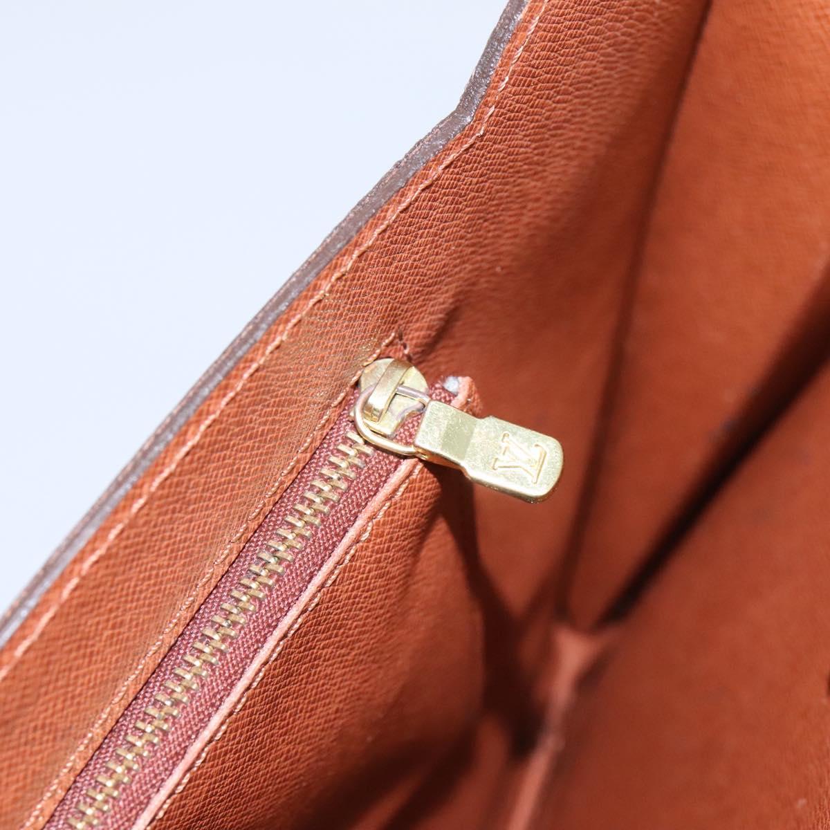 LOUIS VUITTON Monogram Porte Documents Bandouliere Bag M53338 Auth BA331