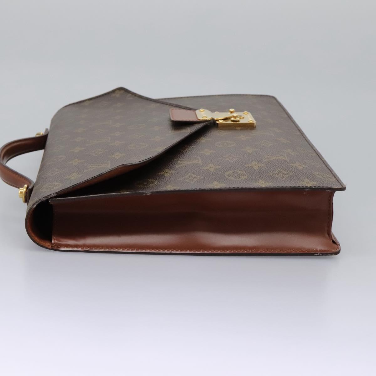 LOUIS VUITTON Monogram Porte Documents Bandouliere Bag M53338 Auth BA331