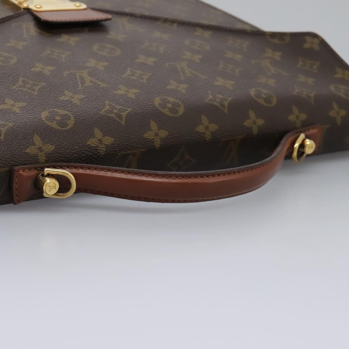 LOUIS VUITTON Monogram Porte Documents Bandouliere Bag M53338 Auth BA331