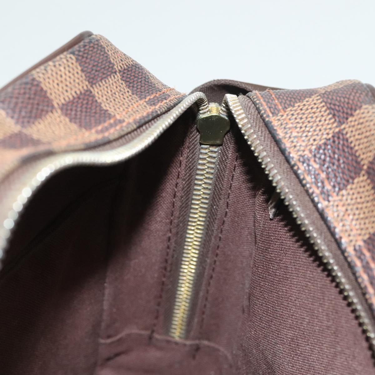 LOUIS VUITTON Damier Ebene Olaf PM Shoulder Bag N41442 LV Auth BA3322